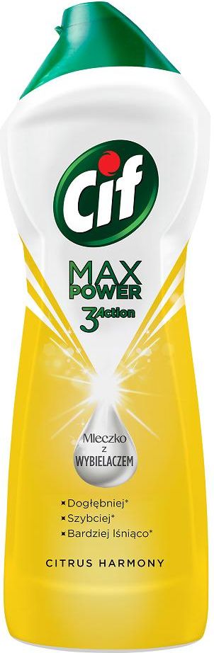 Cif Max Power Citrus Cleaner with Bleach 1001 g Sadzīves ķīmija