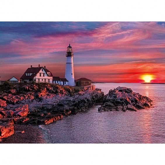 Clementoni Puzzle 500 elements Portland head light puzle, puzzle