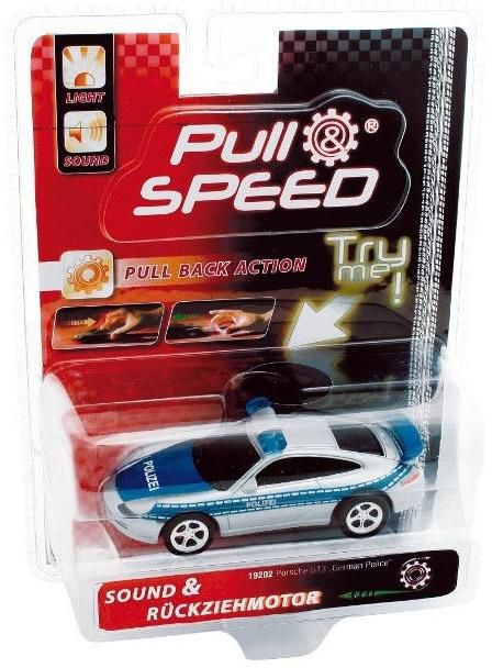 Carrera Carrera Pull&Speed Sound & Light Police (260101) Rotaļu auto un modeļi