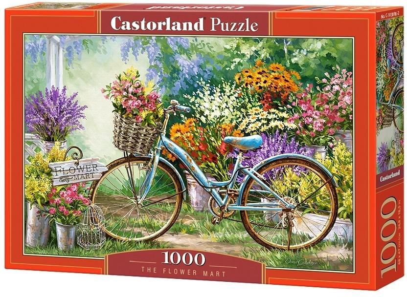 Castorland 1000 elementow Gielda kwiatowa - GXP-620399 puzle, puzzle