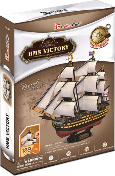 PUZZLE 3D aaglowiec HMS Victory puzle, puzzle