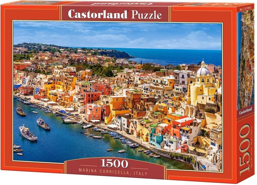 Castor Puzzle 1500 pcs - Marina Corricella, Italy puzle, puzzle