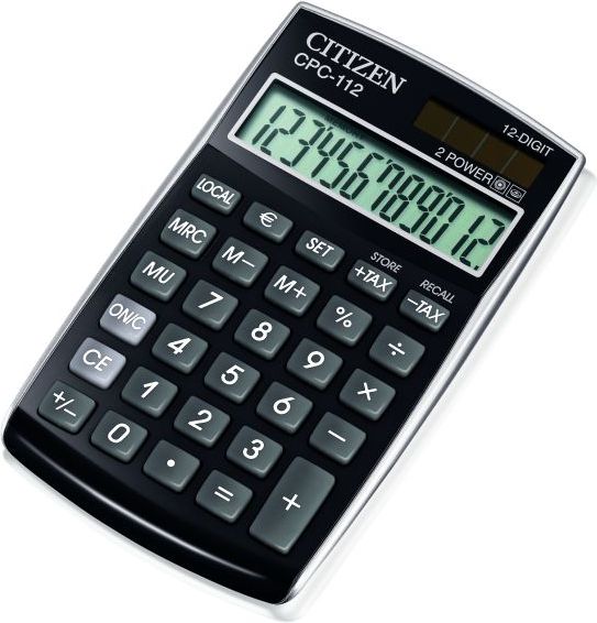 Kalkulator Citizen CPC-112- (CPC112BKWB) kalkulators