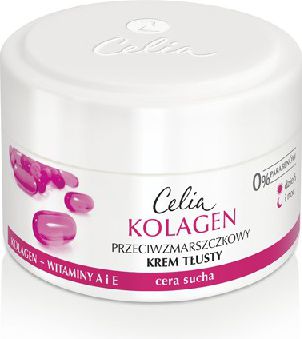 Celia Seria kolagenowa Krem tlusty przeciw zmarszczkom cera sucha 50 ml 074012 (5900525054012) kosmētika ķermenim