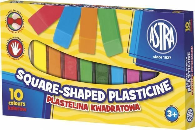 Bertus Plastelina kwadratowa 10 kolorow 5901137087498 (5901137087498) materiāli konstruktoriem
