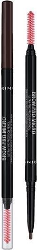 Rimmel  RIMMEL_Brow Pro Micro wysywana kredka do brwi 03 Dark Brown 0,09g 3614228396721 (3614228396721) ēnas