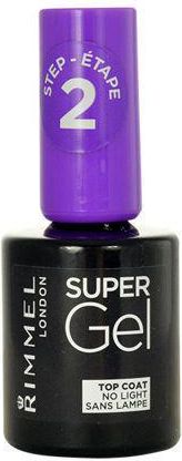 Rimmel  Super Gel Top Coat lakier utrwalajacy efekt zelowego manicure 12ml 30121188 (30121188)