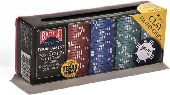 Bicycle Poker, pokera žetoni,100 gab. galda spēle