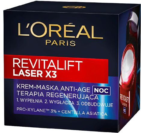 L'Oreal Paris REVITALIFT LASER Krem na noc 50 ml 0275643 (3600522480228) kosmētika ķermenim