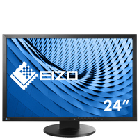 EIZO EV2430-BK - 24.1 - LED - black - Ergonomic Stand - DVI - DisplayPort monitors