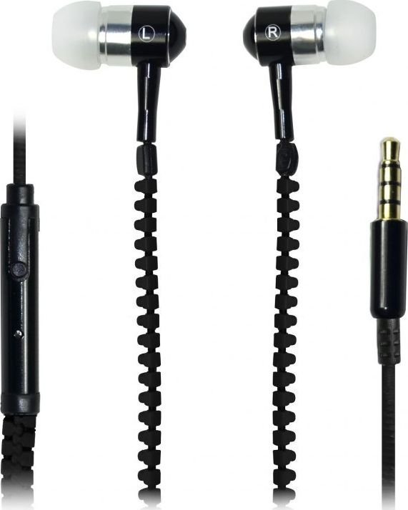 Vakoss Metal Earphones with Microphone and Lock SK-254K aksesuārs mobilajiem telefoniem