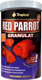Tropical RED PARROT GRANULES 1L zivju barība