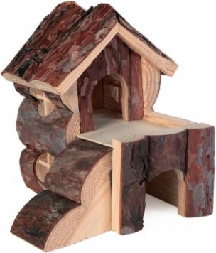 Trixie Domek dla chomika 'Bjork', drewniany, 15 times 15 times 16 cm TX-6176 (4011905061764) grauzējiem