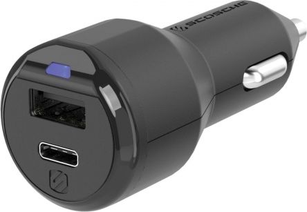 Ladowarka Scosche PowerVOLT 1x USB-A 1x USB-C 3 A  (CPDA2C8-SP) CPDA2C8-SP (033991069350) iekārtas lādētājs