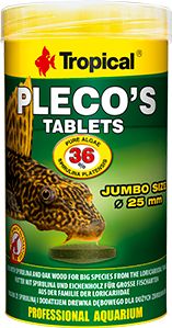 Tropical Pokarm dla rybek Pleco's Tablet 250ml (20774) 70691 (5900469207741) zivju barība