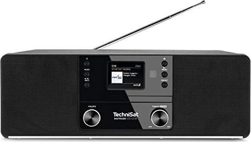 TechniSat DIGITRADIO 370 CD BT, Badradio (black, DAB, FM, CD, Bluetooth) radio, radiopulksteņi