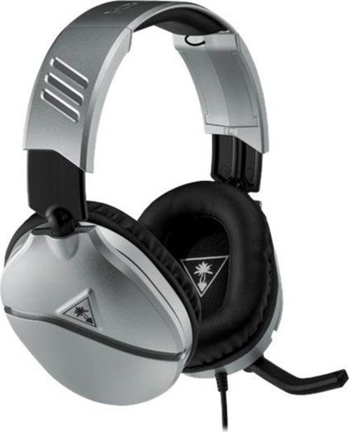 Turtle Beach Recon 70 silver Over-Ear Stereo Gaming-Headset austiņas