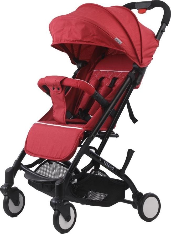 Baby Stroller A8 Flax Win Red bērnu ratiņi