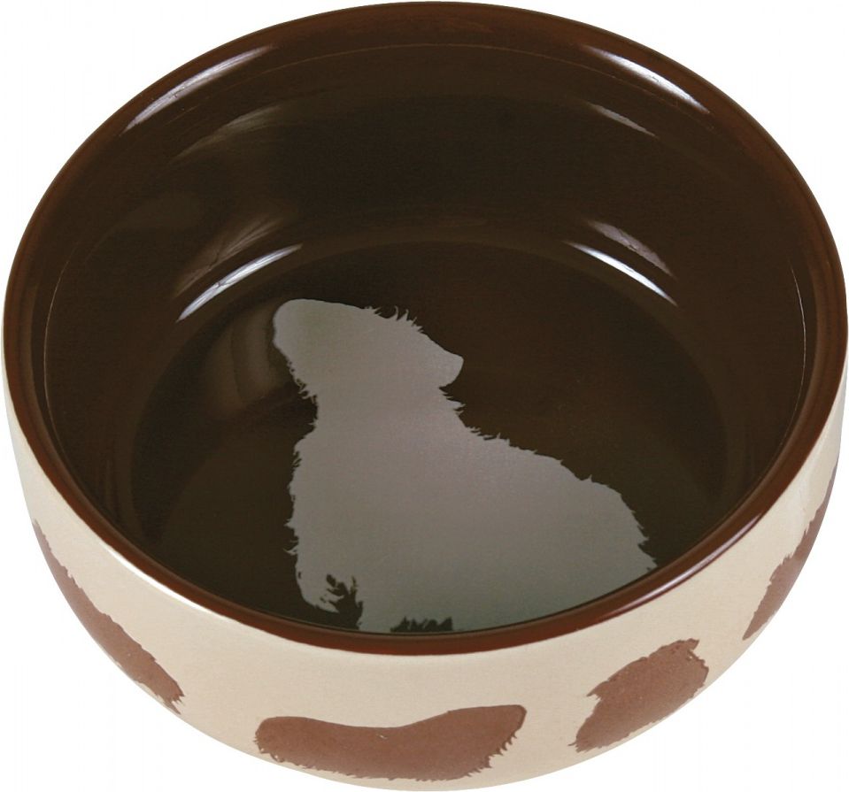 Trixie Miska ceramiczna dla swinki morskiej z motywem swinki morskiej - 250ml 11cm TX-60732 (4011905607320) grauzējiem