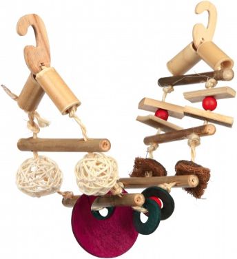 Trixie Bamboo toy, suspension bridge, 45 cm