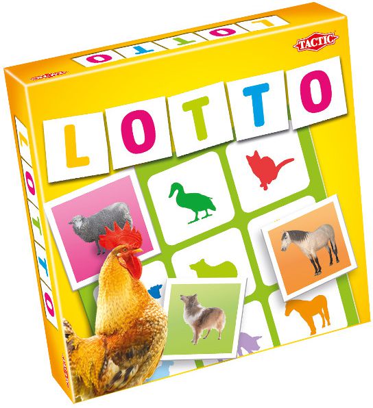 Tactic lotto game farm animals (41449) galda spēle