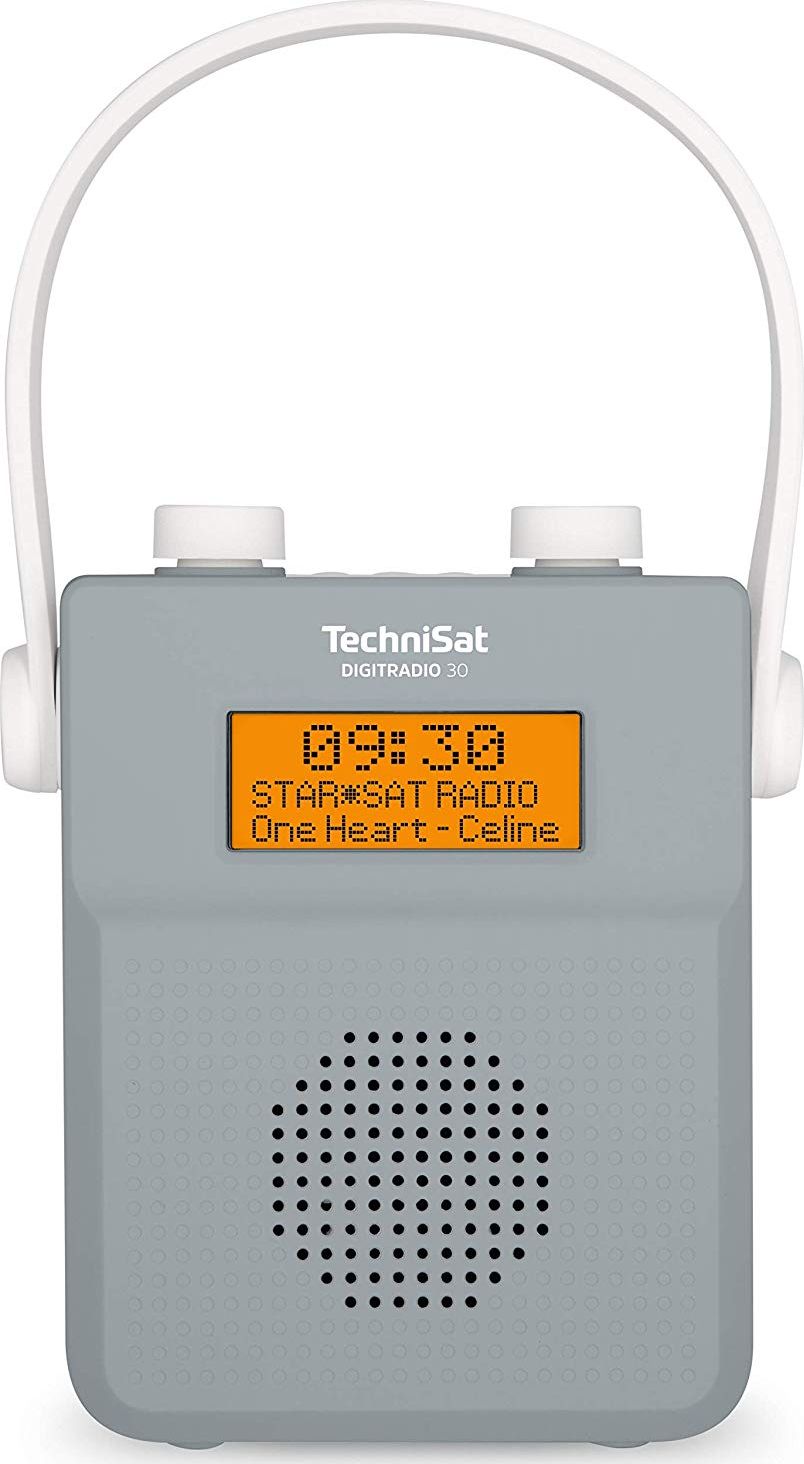 TechniSat DIGIT RADIO 30 (white / grey, Bluetooth, IPX5) radio, radiopulksteņi