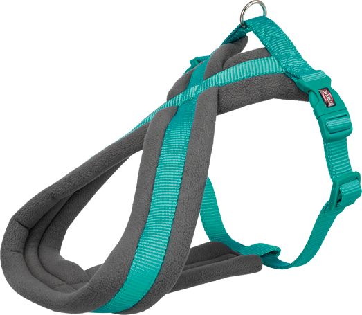 Trixie Szelki Premium touring morski blekit r. M-L: 50-80 cm/25 mm TX-204012 (4053032021815)