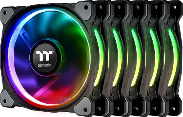 THERMALTAKE Riing Plus 14 RGB 5 Pack ventilators