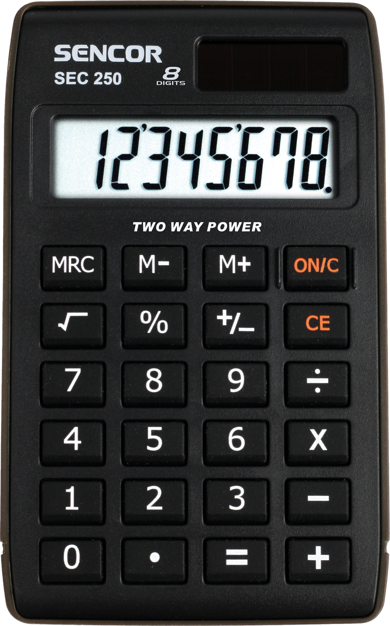 SENCOR SEC 250 Dual power kalkulators
