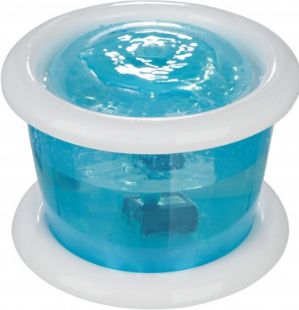 Trixie Automatyczne poidlo Bubble Stream , 3 l, niebiesko/biale TX-24464 (4011905244648) piederumi kaķiem