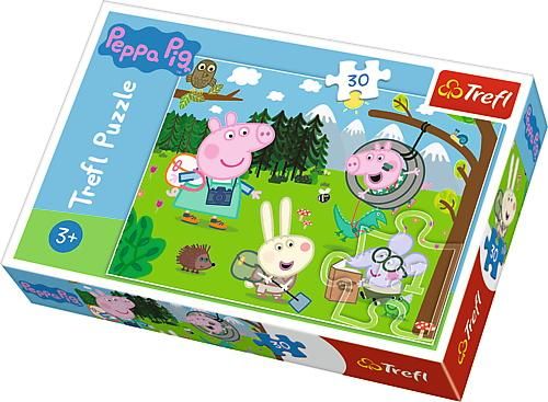 Trefl Puzzle30 el. Peppa Pig Forest Expedition puzle, puzzle