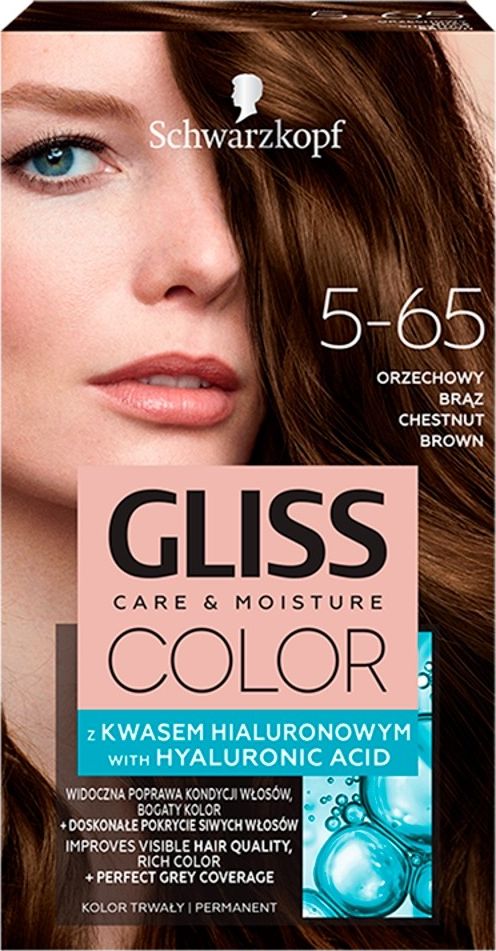 Schwarzkopf Gliss Color nr 5-65 orzechowy braz 682048 (9000101272048)