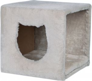 Trixie Domek dla kota Cuddly, 37 x 33 x 33 cm, jasnoszary TX-44090 (4011905440903) piederumi kaķiem