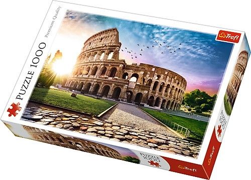 Trefl Puzzle 1000el Koloseum w promieniach slonca (10468 TREFL) 10468 TREFL (5900511104684) puzle, puzzle