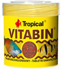 Tropical Vitabin Wieloskladnikowy podstawowy pokarm dla ryb 50ml/36g 590javascript:void(0);0469206126 (5900469206126) zivju barība
