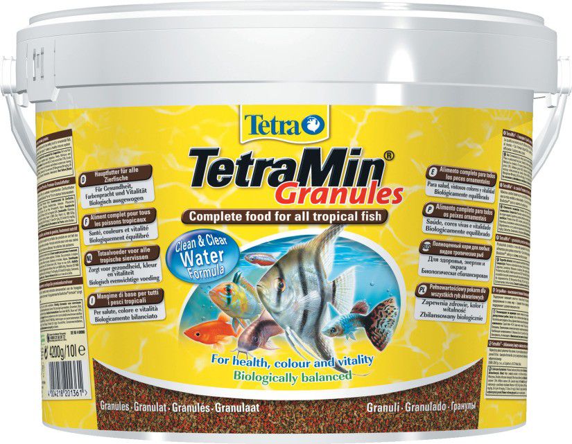 Tetra TetraMin Granules 10 L zivju barība