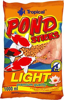 Tropical Pond Sticks Light - worek 1000 ml/90g TR-40334 (5900469403341) zivju barība