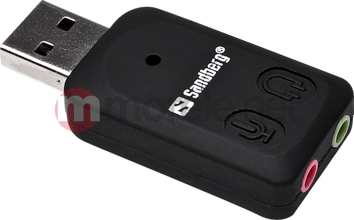 Karta dzwiekowa Sandberg USB to Sound Link (133-33) 13333 (5705730133336) skaņas karte
