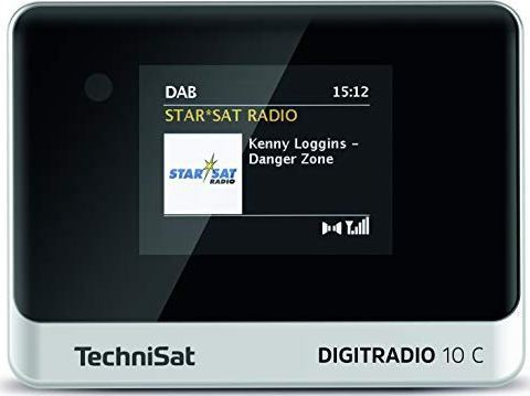 TechniSat DIGIT RADIO 10 C, adapter (black / silver, FM, DAB +) radio, radiopulksteņi