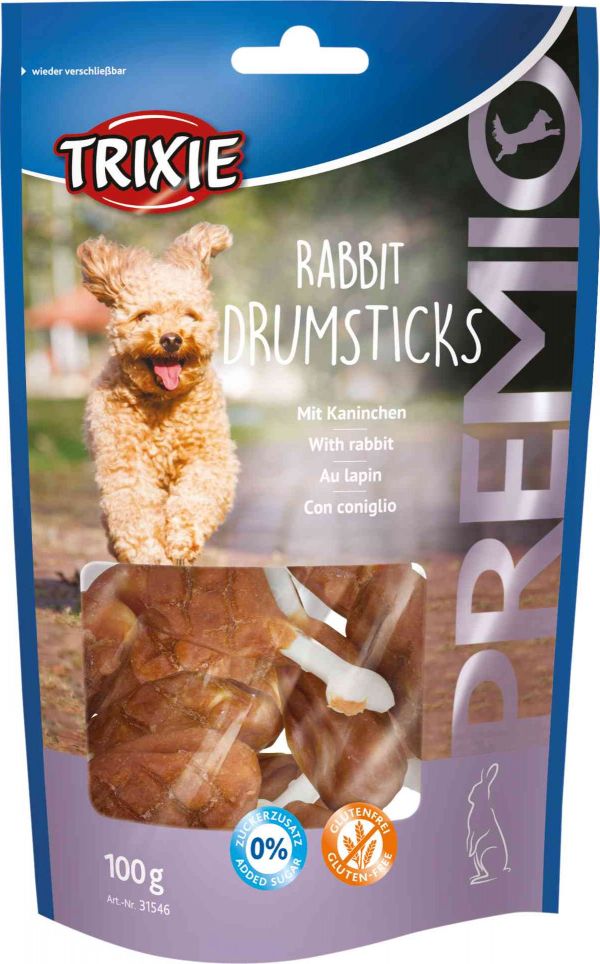 Trixie Przysmaki PREMIO Rabbit Drumsticks, krolik,100g (TX-31546) TX-31546 (4011905315461)