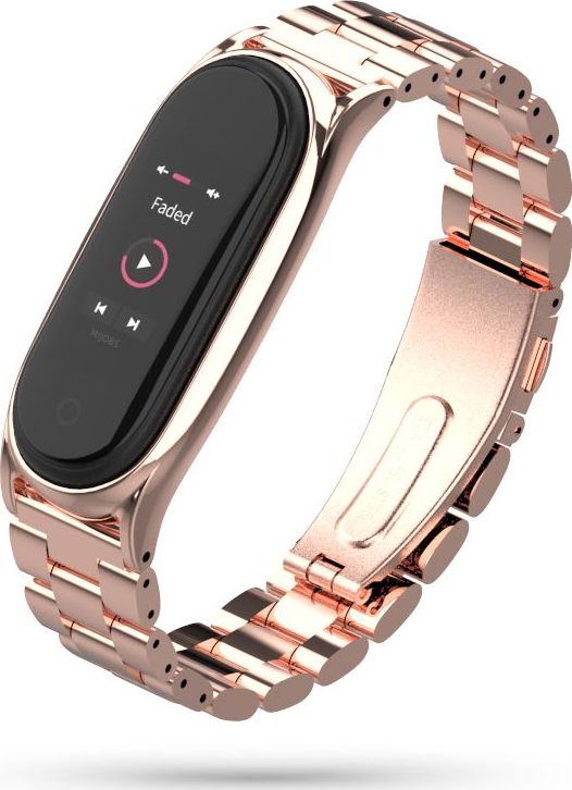 Tech-Protect watch strap Stainless Xiaomi Mi Band 5/6, rose gold