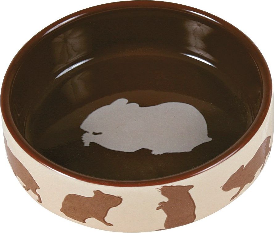 Trixie Miska ceramiczna dla chomika z motywem chomika - 80ml 8cm TX-60731 (4011905607313) grauzējiem