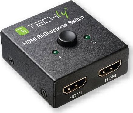 Techly 108606 Techly Bidirectional 2-port HDMI 2.0 switch 2x1 or 1x2 4K @ 60Hz