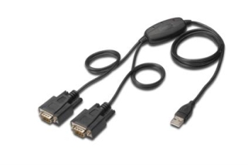 Digitus USB to serial adapter, 2xRS232 Cable USB 2.0 karte