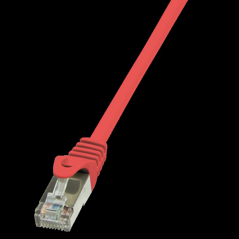 LOGILINK - Patchcord Cat.5e F/UTP 2,00m red tīkla kabelis