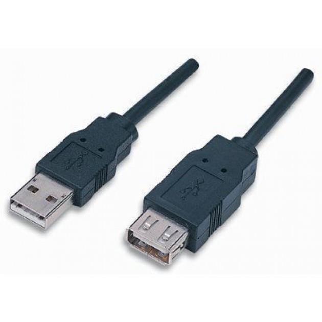 Manhattan Hi-Speed USB extension cable A-A M/F 50cm USB kabelis