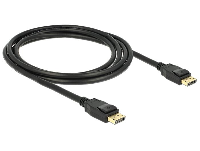 DELOCK Cable Displayport 1.2 male 4K 2 m kabelis, vads