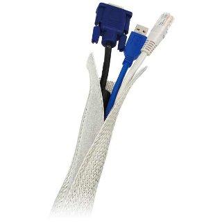LOGILINK - Flexible cable organizer, gray