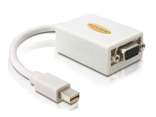 Delock adapter Displayport mini(M) -> VGA(F) 18cm karte