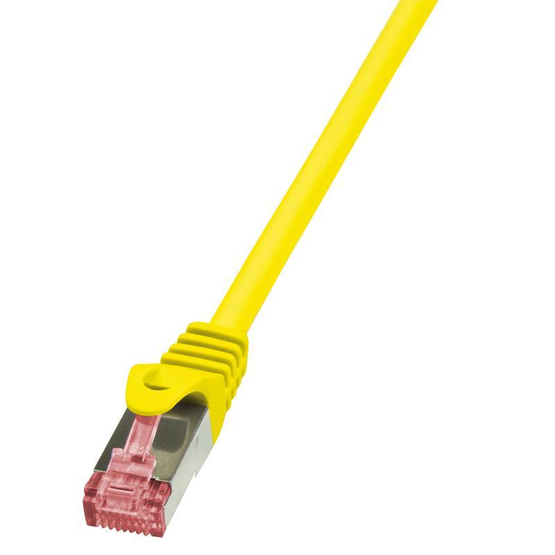 LOGILINK - Patchcord Cat.6 S/FTP PIMF PrimeLine 1,00m yellow tīkla kabelis